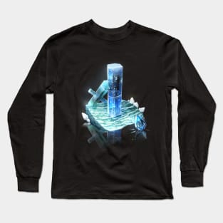 Fantasy BirthStone, March, Aquamarine Long Sleeve T-Shirt